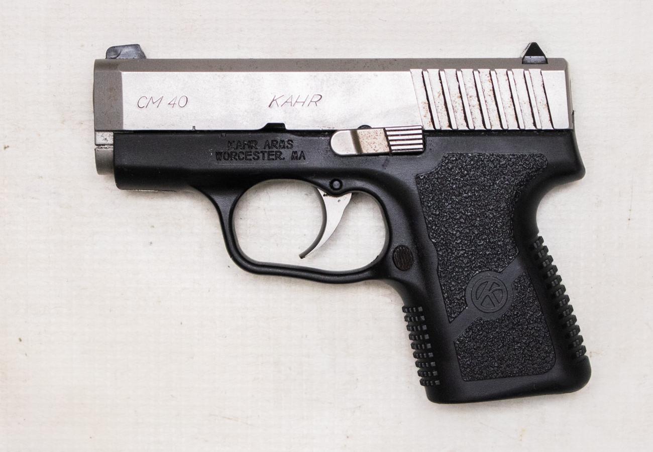 KAHR ARMS CM40 40 S&W Police Trade-In Semi-Auto Pistol (Magazine Not Included)